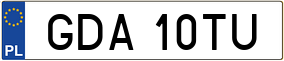 Truck License Plate